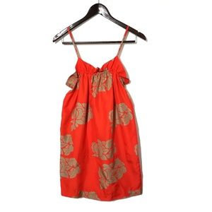 Club Monaco Silk Floral Mini Dress